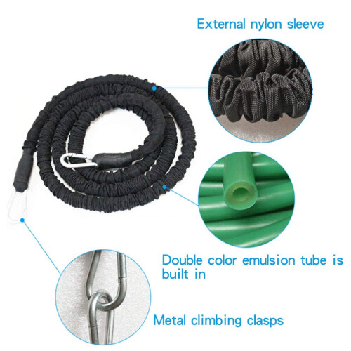 YNXing Resistance Training Rope Explosive Force Bounce Physical Training Resistance Rope Improving Speed, Stamina and Strength 2