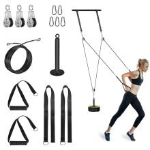 Cable Pulley System, DIY Weight Pulley System for Gym Triceps Pulley System Attachment Home Gym Equipment for Lat Pull Down, Arm Workout