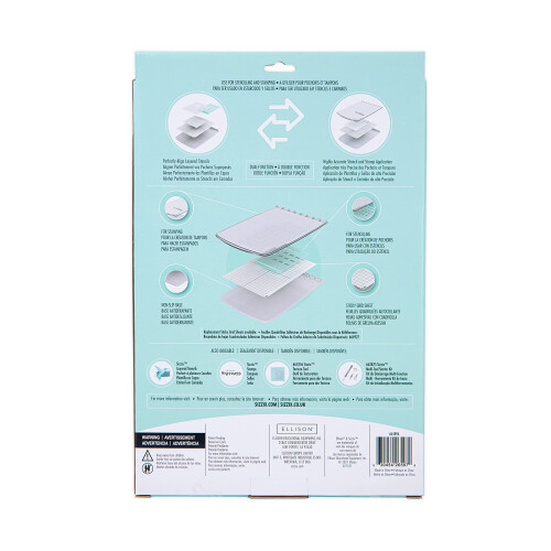 Sizzix Stencil & Stamp Craft Tool for Cardmaking, Mulitcolour, One Size 2
