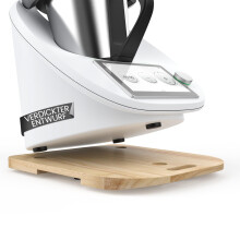 Siegvoll Thickened Sliding Board for Thermomix TM6 TM5 Rolling Board with Effortless Displacement, Thickened Wood Glider Accessories for Thermomix TM6