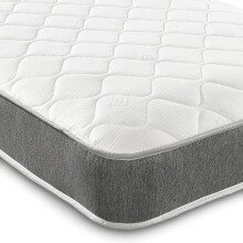 Extreme Comfort Hybrid Grey Essentials Mattress | 3ft Single (90cm x 190cm) | Memory Foam & Bonnell Spring | Plush Feel | Cooltouch Plus Sleep Surface