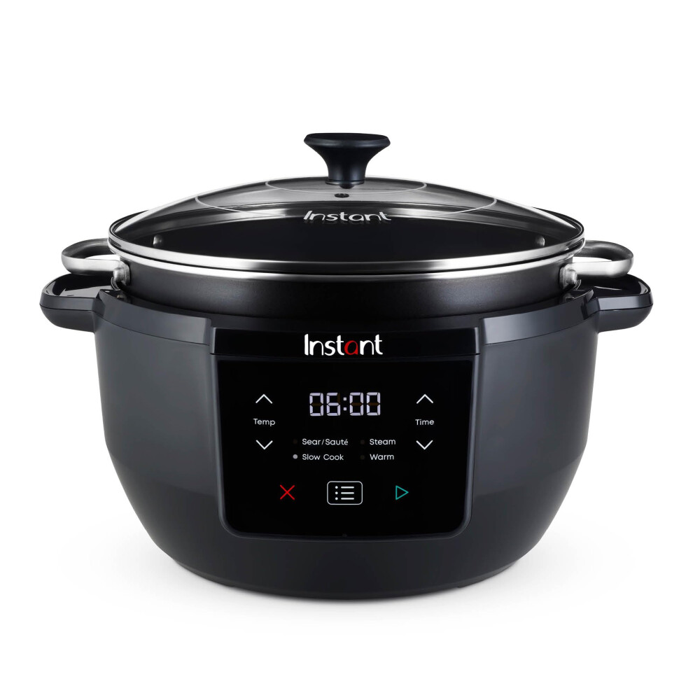 Instant Brands Instant Superior Slow Cooker - Digital Slow Cooker With Steamer, Saut?, Sear, Reheat And Keep Warm Functions, Removable Dishwasher Safe Pot - Up To 10