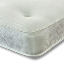 Starlight Beds Galaxy Hand Tufted Hybrid Sprung and Memory Foam Shorty Mattress - 20cm Deep, White (75x175x20cm) 2ft6 x 5ft9