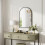 Dripex Dripex 50 x 75cm Arched Mirror, Arched Wall Mounted Mirror Home Decorative Bathroom Bedroom Living Room Dressing, Black 5