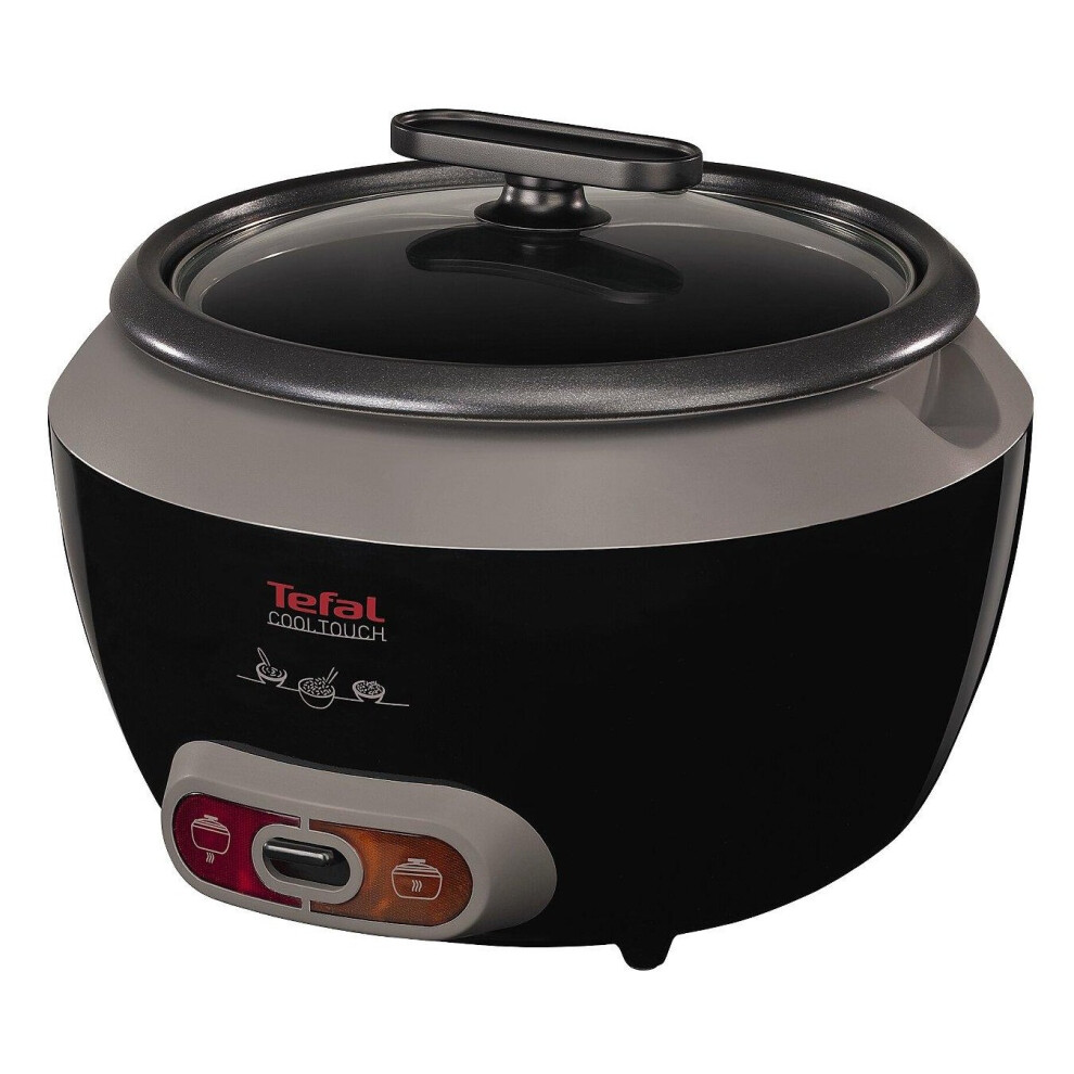 Tefal Rk1568uk Cool Touch Rice Cooker, (20 Portions), 700 W, 1.8 Litre, Black