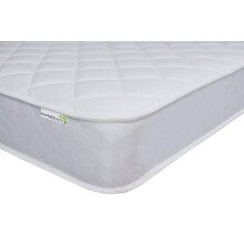 Starlight Beds Cooltouch Diamond Small Double Mattress, Value Hybrid Sprung with Memory Foam Layer, Plush, White, 18cm Deep (120cm x 190cm)