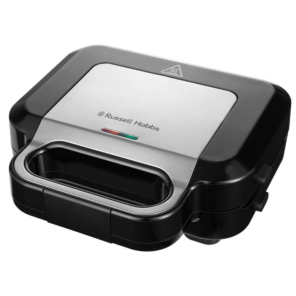 Russell Hobbs Sandwich Maker 3 in 1 Creations (Waffle maker, panini press or grill, 3 removable plates with non-stick coating, dishwashersafe parts,