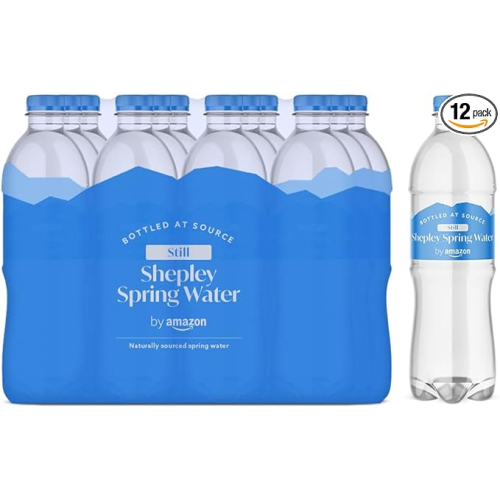 by Amazon Still Spring Water, 500 ml (Pack of 12), 6000 ml