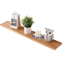 Gieanoo Floating Shelf, 70cm Solid Oak Wood Rustic Wall Shelf Wall mounted Radiator shelf Display Shelf For Living Room, Kitchen, Bedroom