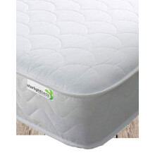 Starlight Beds Small Single Mattress. Shell Design Small Single Memory Foam Mattress with Springs. Soft, 18cm Deep, White. (2ft6 x 6ft3, 75cm x 190cm)