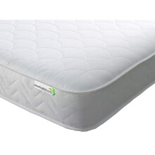 Starlight Beds European Small Single Mattress. Shell Design 80x200 Memory Foam Mattress with Springs. Soft, 18cm Deep, White. (80cm x 200cm)