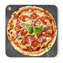 Chef Pomodoro Pizza Steel for Oven or BBQ Grill, Pre-Seasoned Baking Steel, High Quality and Durable Carbon Steel, Compatible with Ooni Koda 12 (33,6