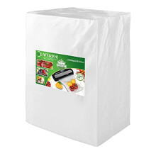 WVacFre 28x40cm(200Bags) Vacuum Sealer Bags Designed for Sous Vide Cooking and Food Storage,BPA Free Embossed Vacuum Food Sealer Bags and Compatible