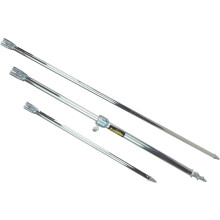 Set of 3 Dinsmores Quality Fishing Bank Sticks with Superdrive Tips. 17" (42cm), 30" (78cm) & 14-22" (35cm - 56cm) Extendible Bank Sticks
