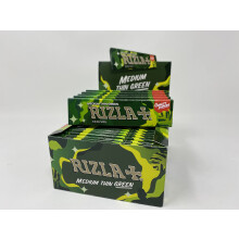 Rizla King Size Camouflage Rolling Paper Full Box Of 50 Booklets (Green)