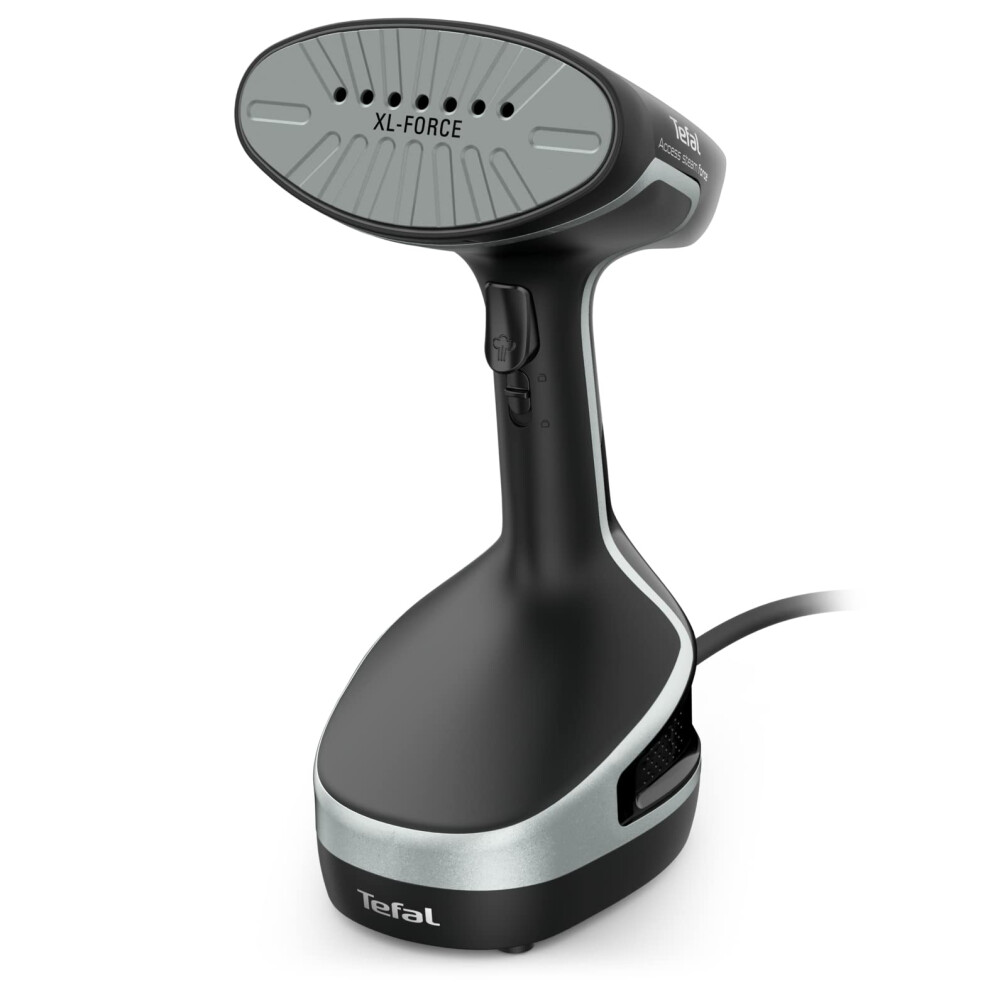 Tefal Handheld Clothes Steamer, Powerful 90G/Min Steam Boost, Ready To Use In 25 Seconds, Black And Silver, Dt8250