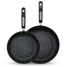 Scoville NEVERSTICK 2 Piece Frying Pan Set, 24cm & 28cm Frying, Non-Stick Frying Pans, Rapid Heat Conduction, Suitable for All Hobs Including
