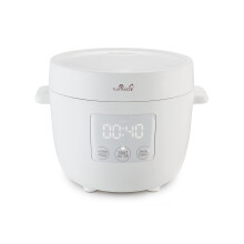 Yum Asia Tsuki Mini Rice Cooker with Shinsei Ceramic Bowl (2.5 cups, 0.45 litre) 5 Rice Cooking Functions, 2 Multicooker Functions, Hidden LED