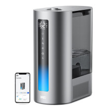 Dreo Humidifier for Bedroom, 6L Top Fill Warm & Cool Mist with Smart Control, Oil Diffuser, 60h Runtime, Timer, High Precision Humidity Sensor, Quiet