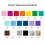 Cricut Iron-On, Rainbow Sampler, 40-Pack 2