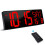XREXS Large Digital Wall Clock with Remote Control, 16.5 Inch LED Large Display Count Up & Down Timer, Adjustable Brightness Alarm Clock with 1
