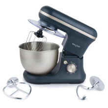 Salter Marino Baking Stand Mixer - 6 Speed Kitchen Mixer With Pulse, 5L Stainless Steel Mixing Bowl, Removable Splash Guard, Whisk, Dough and Beater