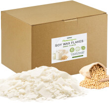 TRINIDa Soy Wax for Candle Making, 5KG SoyPRO Candle Wax Flakes, 100% Soy Wax Supplies of Candle Making for Adults and Beginners, Premium Pure Natural