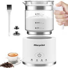 Milk Frother Electric 4 in 1 - Automatic Milk Frothers Large Capacity 500ML Milk Steamer and Heater Hot & Cold Milk Warmer for Latte Coffee Cappuccino