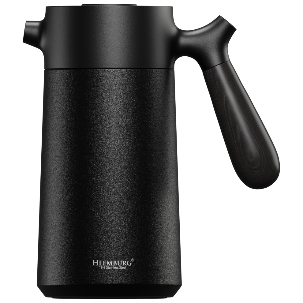 Heemburg French Press Thermal Coffee Maker Cafetiere Thermo Double Wall Insulated Vacuum Stainless Steel Manual Brewer