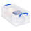 Really Useful Really Useful Box Plastic Storage 12 Litre Clear (Pack Of 4) 4