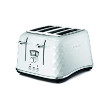 De'Longhi Brillante CTJ4003W 4-Slice Toaster - White