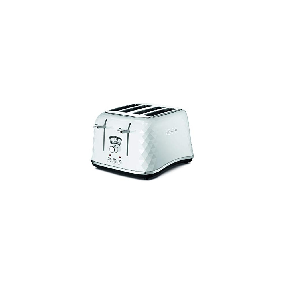 De'longhi Brillante Ctj4003w 4-Slice Toaster - White