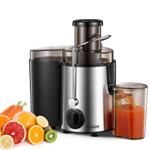 Juicer Machines, FOHERE Centrifugal Juicer Extractor Max Power 800W,Large 3? Feed Chute for Whole Fruit and Vegetables,3 Speed Control, 400w