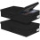 JUPELI Under Bed Storage Box with Lid, 2 Pack Large Underbed Storage Boxes, Foldable Black Under Bed Clothes Storage Box W/Handle, Under Bed Storage 1