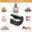 Underbed Storage, 3 Pack Large Under Bed Storage Box with Lids, Foldable Under Bed Clothes Storage Box W/ Handle, Under Bed Storage Organiser Drawer 4
