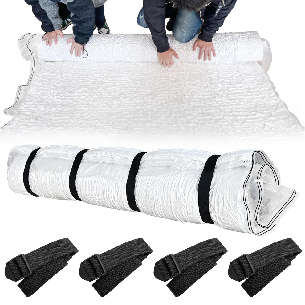 Storage Master Mattress Vacuum Bag For Memory Foam Mattress, Latex Mattress Vacuum Seal Bag With Straps, Moving, Storage And Shipping (Super King)