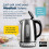 Alexa Smart Kettle, 1.7L - Smart Home Voice Control Kettle - Stainless Steel Kettle with Variable Temperature Control & Keep Warm Function - Energy 3