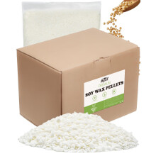 Soy Wax, BOYUJK Premium Natural Candle Wax, 100% Soy Wax for Candle Making from Organic Farm, No additives, Harmless and Pure (5KG)