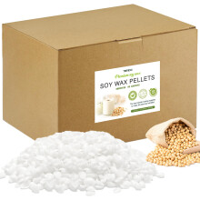 TRINIDa Soy Wax for Candle Making, 4KG SoyPRO Candle Wax Pellets, 100% Soy Wax Supplies of Candle Making for Adults and Beginners, Premium Pure