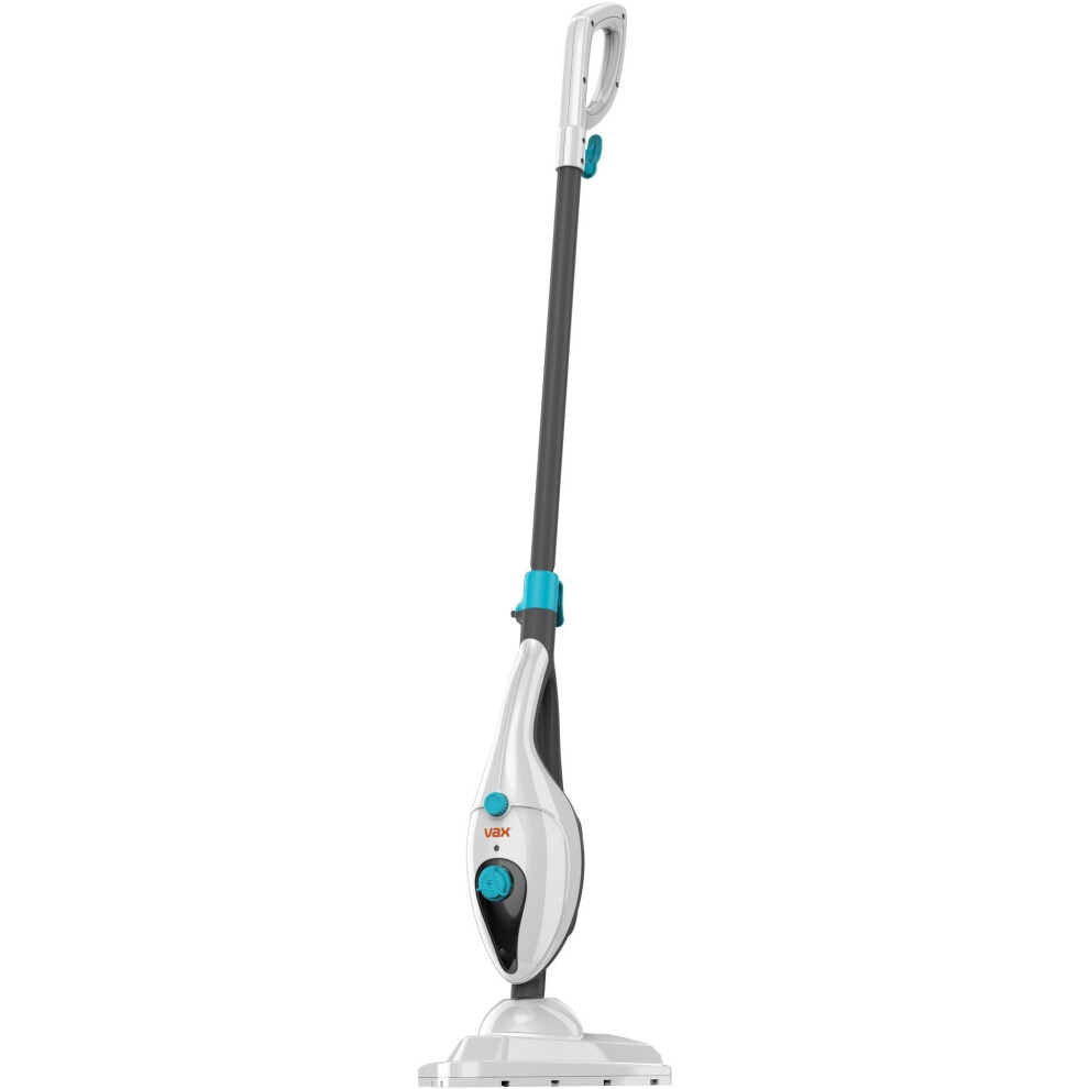 Vax Steam Clean Multifunction Steam Mop | Converts to a Handheld | Variable Steam Control - S85-CM, White and Blue