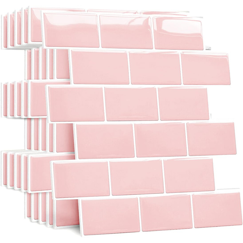 Yoillione Upgrade Thicker Peel And Stick Wall Tiles Backsplash For Kitchen And Bathroom, Metro Subway Tiles Self Adhesive Tile Stickers 3D Stick On 5051219291098