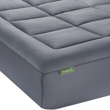 Niagara Bamboo Mattress Topper Kingsize Bed - 2.5 cm Thick Breathable Pillow Top Mattress Pad for Back Pain Relief - Pocket Topper Fits 20-50 cm