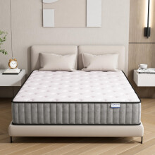 Matoresu 21CM Single Mattress with Innerspring Hybrid Memory Foam, Single Bed Mattress for Ultimate Support & Pressure Relief, Medium Firm Mattress in