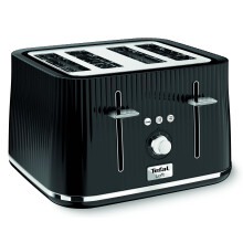 Tefal Loft 4-Slot Toaster with Extra-Wide Slots, Adjustable Browning, Defrost & Reheat Functions, Removable Crumb Tray, High Lift Lever, Classic