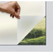 vgoltd Frosted Window Film Self Adhesive Vinyl Privacy Film for Glass Windows Bathroom Home & Office Doors (91cm x 10m)