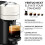 Nespresso Nespresso Vertuo Next 11706 Coffee Machine by Magimix, Contrast White 3