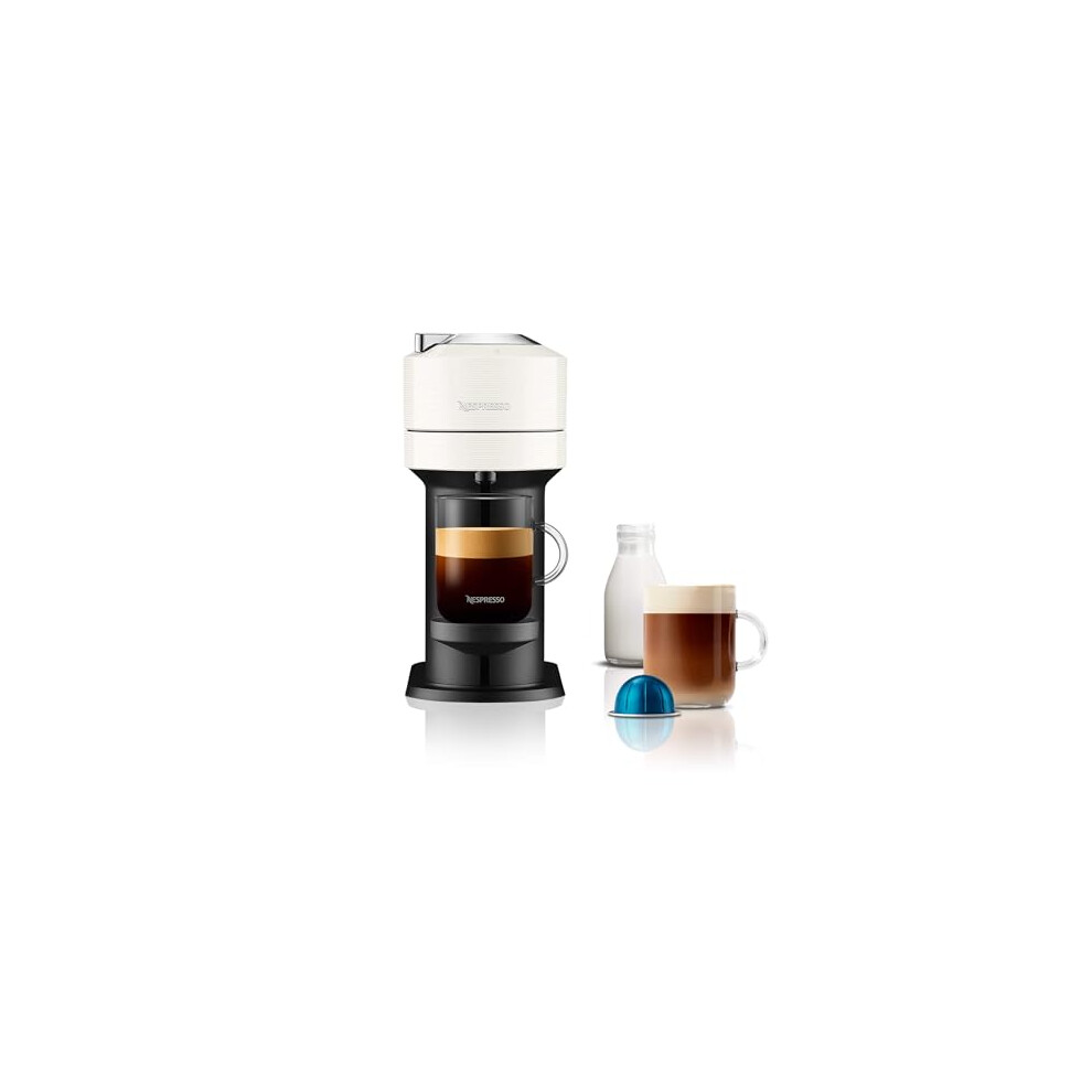 Nespresso Vertuo Next 11706 Coffee Machine by Magimix, Contrast White