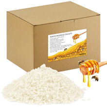 TRINIDa Beeswax Pellets 5.5kg, White Bees Wax for DIY Candles, Beeswax for Candle Making, Skin, Body, Face, and Hair Care, Lotions, DIY Creams, Lip