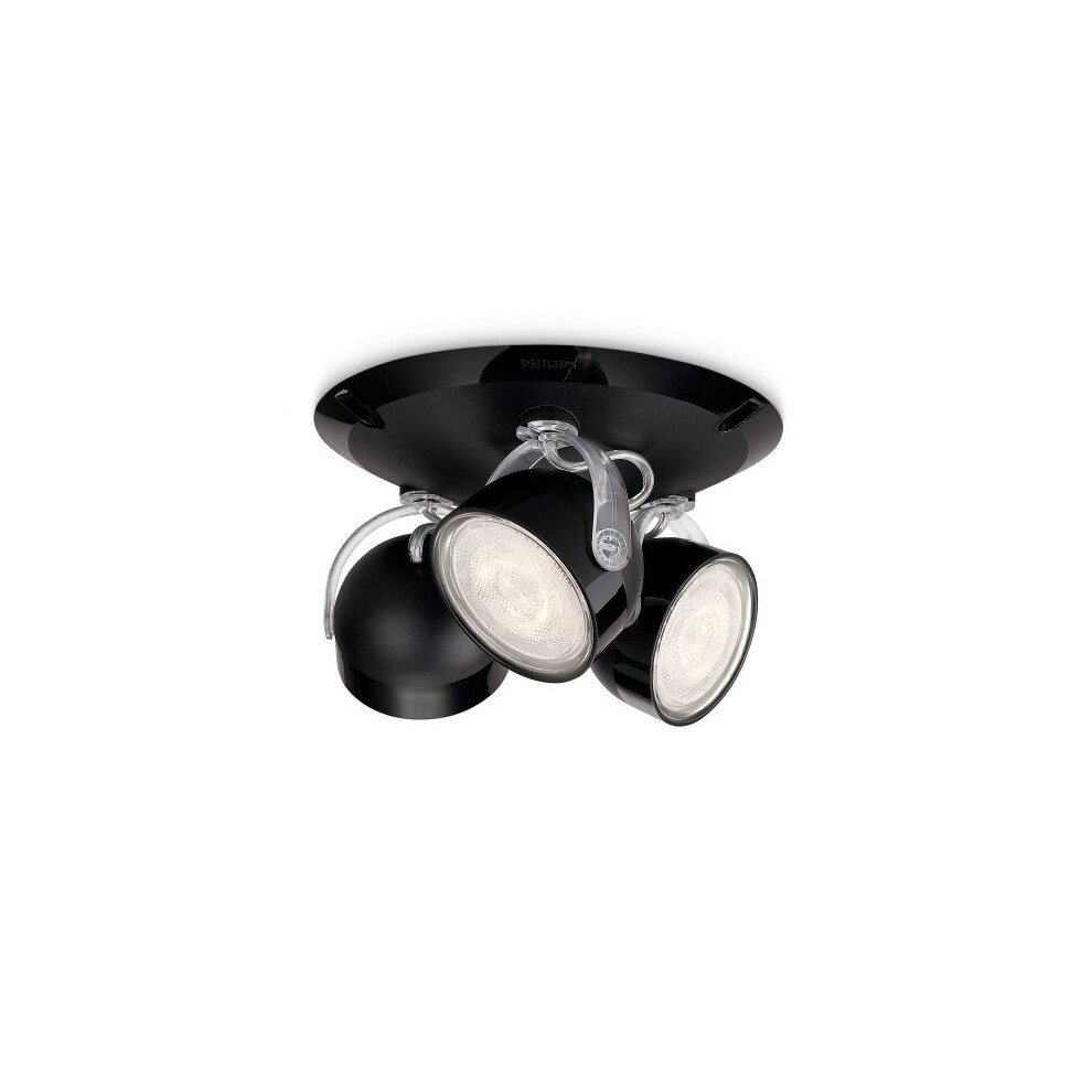 Philips Myliving Dyna Led Spot Ceiling 3 Bulbs ? Light/Black