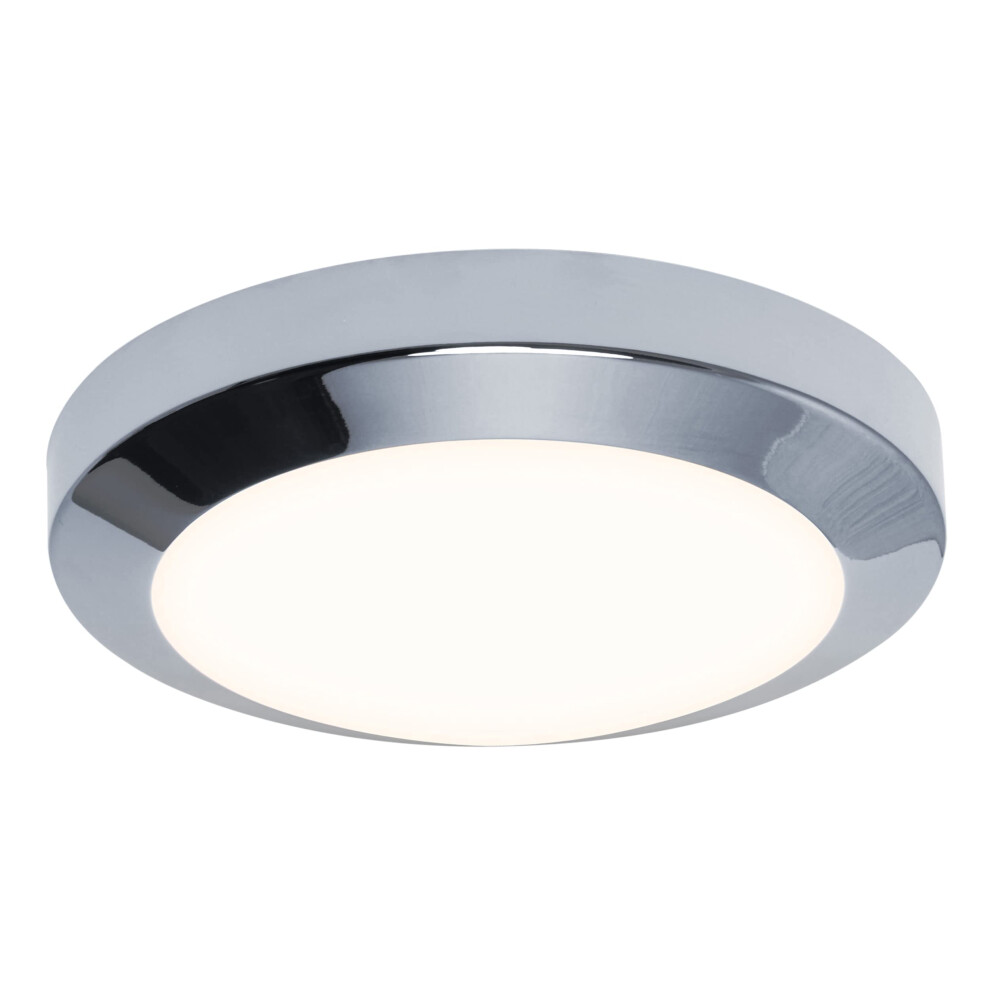 Astro Bathroom Ceiling Light, Metal, E14 (Small Edison Screw), 40 W, Polished Chrome